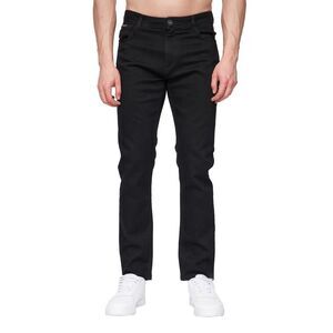 Henleys Mens Craze Comfort Straight Jeans / Black